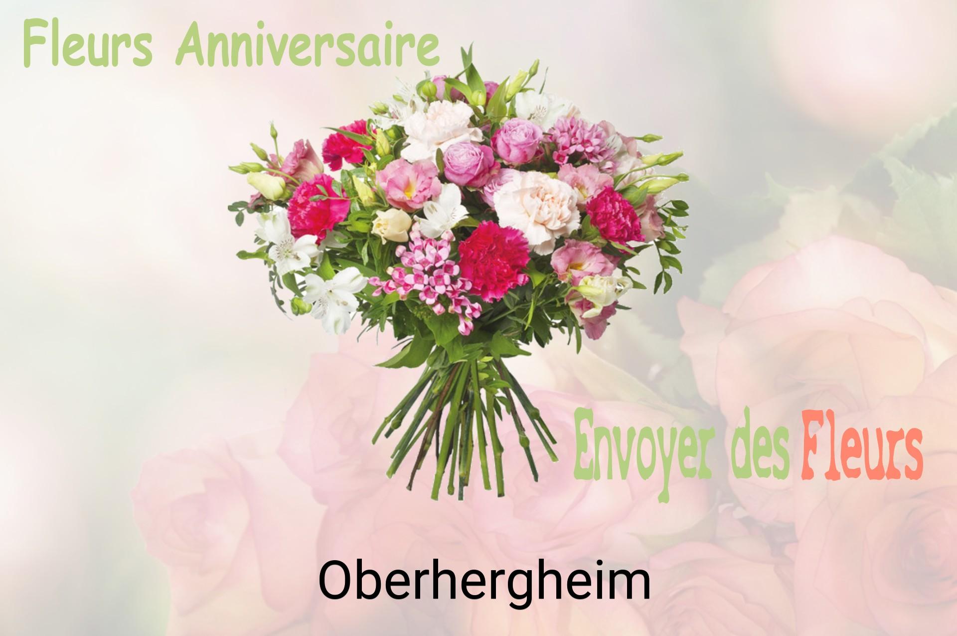 Bouquet de fleurs d’anniversaire livré à Oberhergheim