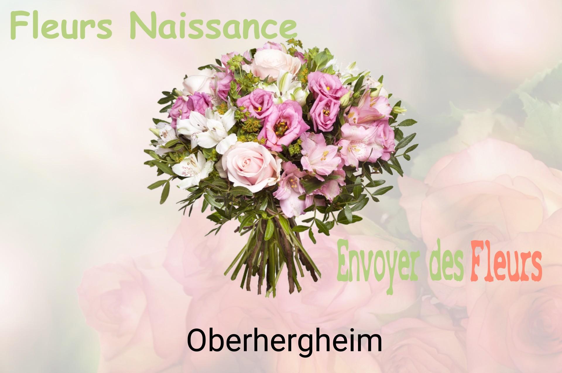 Bouquet de fleurs de naissance livré à Oberhergheim